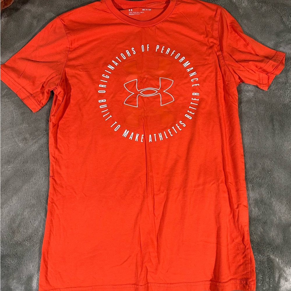 Under Armour Men's Orange Performance T-Shirt